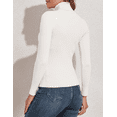 thumbnail image 6 of PrettyGuide Women's Ribbed Turtleneck Long Sleeve Sweater, 6 of 6
