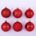 Red Shatterproof Christmas Ball Ornaments, 2.29 in, 26 Count, by Holiday Time