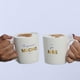 thumbnail image 4 of Set de Tazas para Café de Parejas de 500ml LuckyLy, Modelo TQM blanco 500ml, 4 of 6