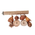 thumbnail image 2 of Bunblic Hanging Bird Perch Safe Chewing Toy Parrot Perch Stand Playing Bird Toy Chewing Fun Easy to Install for Lovebirds Small Birds, 2 of 8