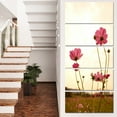thumbnail image 1 of Blooming Cosmos Flower Field - Floral Canvas Art Print, 1 of 3