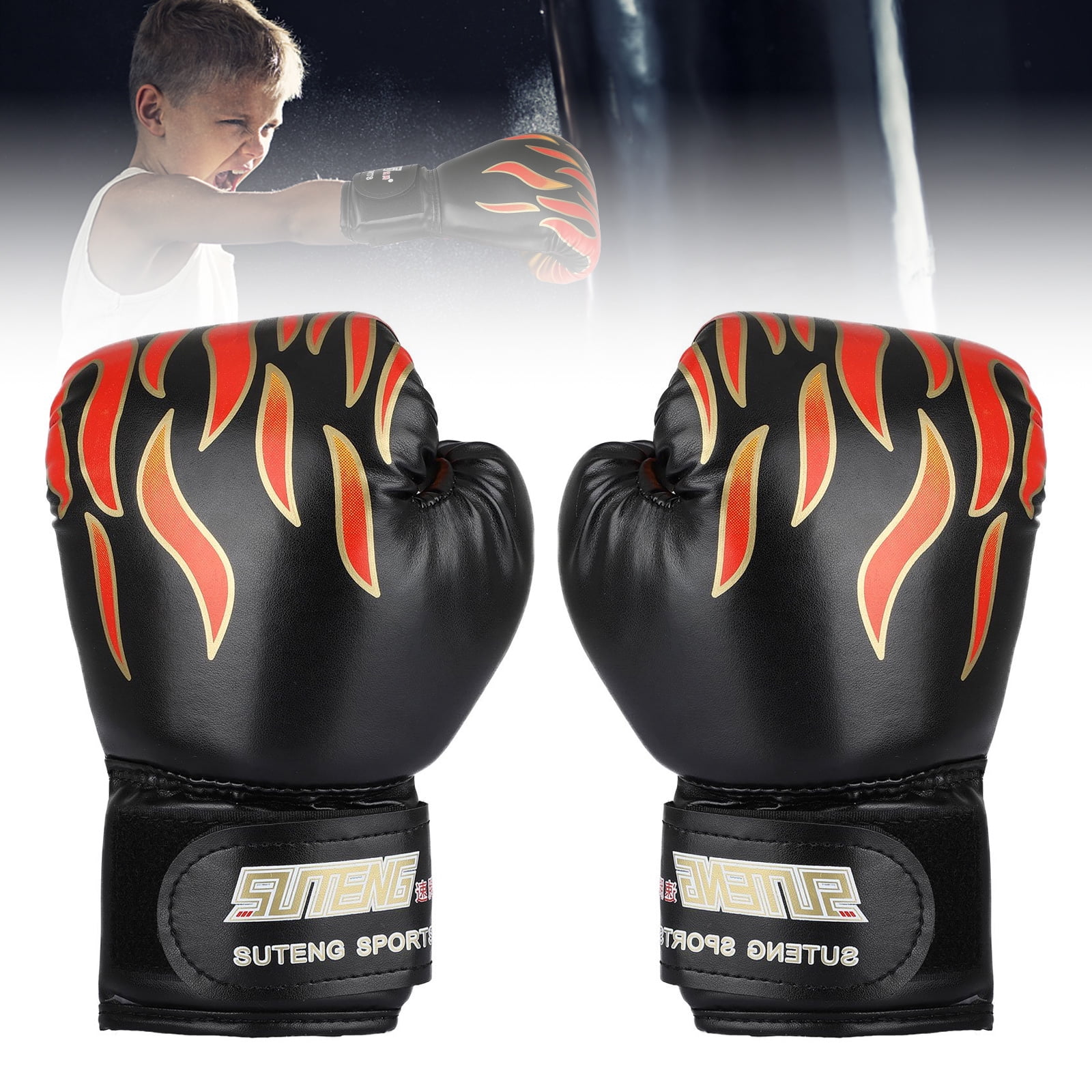 Kids Toddler Train Punch Spar Sport Exercise Child Strong Strength Boxer Gloves 