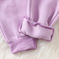 thumbnail image 5 of NOLDARES 2 Piece Toddler Baby Boy Outfits Fall Winter Clothes Long Sleeve Color Block Sweatshirt Tops and Joggers Pants Set Clothing(Purple,7-8 Y), 5 of 8