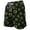 Green#mens swim trunks 5 inch, variant on UVEASISHA St. Patrick's Day Big and Tall Shorts for Men Novelty Clover Printed Swim Trunks Drawstring Elastic Waistband Board Shorts with Pockets Green M