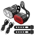 thumbnail image 1 of PVCS Bicycle Lights Bicycle Headlights Tail Lights Set Mountain Bike Lights, 1 of 9