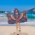 thumbnail image 2 of Yayeee Kids Hooded Towels Toddler Soft Absorbent Beach Bathing Wrap 50" x 23.5", Geometric Eagle, 2 of 5