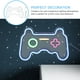 thumbnail image 3 of 1pc Home Creative Game Controller Controller Lámpara Game Controller Modeling Neon Lamp, 3 of 5