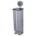 thumbnail image 1 of Organizador de pared sin perforaciones para ropa interior y calcetines, caja de almacenamiento vertical para lencería, organizador de pared que ahorra espacio para ropa interior y toallas con ventosa., 1 of 6
