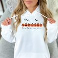 thumbnail image 4 of Pumpkins Tis The Beason sudaderas con capucha de feliz Halloween para mujer, sudaderas con capucha de manga larga, sudaderas con capucha casuales, Tops geniales de Halloween, 4 of 5