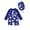 Dark Blue, variant on Toddler Long Sleeve Swimsuit One Piece Swimsuit Shark Long Sleeve Zip Up Bathing Suit with Sun Cap Infant Rash Guard Swimwear