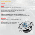 thumbnail image 5 of AW7163 Engine Water Pump w/Gasket | Fit for Chrysler Aspen, DODGE Dakota Durango Nitro Ram 1500, JEEP Commander Grand Cherokee Liberty, Mitsubishi Raider, 3.7L V6 4.7L V8 | OE# 1204350 5302058AA, 5 of 9