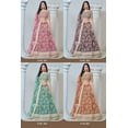 thumbnail image 5 of Custom Made Classy Orange Net Lehenga Choli For Women Indian Wedding Party Wear Lengha Choli, 5 of 5