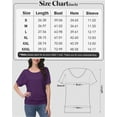 thumbnail image 5 of Women's Dolman Top Boat Neck Short Sleeve Solid Tees Casual T Shirt with Side Shirring Detail, 5 of 7