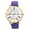 Purple, variant on Blekon Brand (SS-0814)-Original Women Wrist Watch â€“ Super Large 43mm White face Stainless Steel Stretch Band Watch Sturdy Stylish and Durable with Analog Display