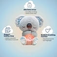 thumbnail image 4 of Calming Otter, Anxiety Relief Otter, Portable Sound Machine Baby, Heartbeat Bear for Newborn, Sleep Otter with Music Lights & Rhythmic Breathing Motio, 4 of 5