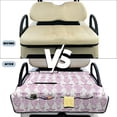 thumbnail image 6 of COEQINE Golf Cart Seat Cover Blanket Towel Accessories, Portable Foldable Design with Carry Handle, Universal Fit for EZGO/Yamaha/Club Car with 4 Pockets, Purple Bow Golf Diamond Pattern, 6 of 8