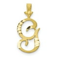 thumbnail image 1 of 10k Initial G Charm in 10k Yellow Gold, 1 of 3