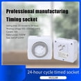 thumbnail image 2 of HU11M Timing Socket Intelligent Mechanical Time Switch 24 Hours Cycle Timer, 2 of 5