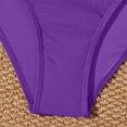 thumbnail image 6 of Staron Women's Long Sleeve Zip Front Swimsuit One Piece Bathing Suit Surfing Diving Beach Vacation Swimwear Modest Full Coverage Rash Guard, Purple XXL, 6 of 7