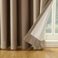 thumbnail image 4 of Mainstays Thermal Lined Room Darkening Sliding Glass Door Grommet Curtain Panel, 100" x 84", Brownstone, 4 of 6