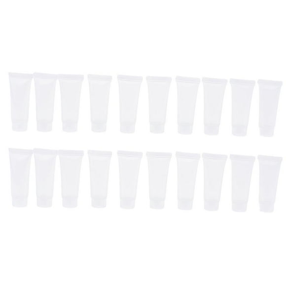 20pcs Tubos de Plástico vacíos jinwen 10ml para Almacenamiento de Bálsamos de Brillo labial