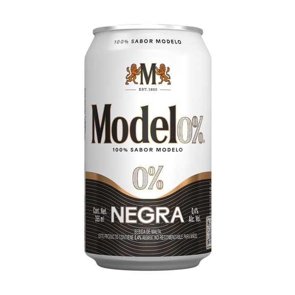 Cerveza Negra Modelo Cero 355 ml