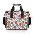 thumbnail image 7 of FORMRS Insulated Cooler Bag 24 Cans Capacity Soft Leakproof Lunch Box with Side Pockets, Vibrant Strawberries, 7 of 7