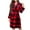 001 Red, variant on Htigea Women's Plaid Nightgown Flannel Short Bath Robes Winter Housecoat Soft Comfy Plush Bathrobe for Shower Red,S