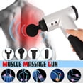 thumbnail image 4 of Electric Fascia Muscle Relaxing Massager Neck Membrane Machine 3200RPM Massage Gun Deep Tissue Percussion Massager Muscle Vibrate  +4Heads, 4 of 6