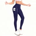 thumbnail image 4 of Garbnen Womans Leggings High Waisted Tights Womens Yoga Pants Spring Summer Running Athletic Women's Workout Pants with Pocket, 4 of 7