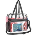 thumbnail image 1 of Clear Bag Stadium Approved, Lightweight Waterproof Roomy Clear Tote Bag, See Through Transparent Clear Bag 12x6x12, 1 of 5