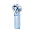 thumbnail image 2 of AuroraX Blue Portable Fan for Travel with Mister Handheld Fan Rechargeable with Water Mist Turbo Foldable Adjustable Speeds Ice Cooling Fans for Wedding Guests, 2 of 5