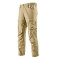 thumbnail image 5 of Havenre Men's Tactical Cargo Pants Big and Tall Regular Fit Casual Water Resistant Lightweight Hiking Pants Outdoor Work Pants with Multi Pockets A-Khaki M, 5 of 9
