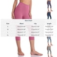 thumbnail image 2 of 7/8 Length Women's High Waist Yoga Capris Buttery Soft Tummy Control Booty Exercise Workout Leggings Comfortable Athletic Pants for All Activities, 2 of 5