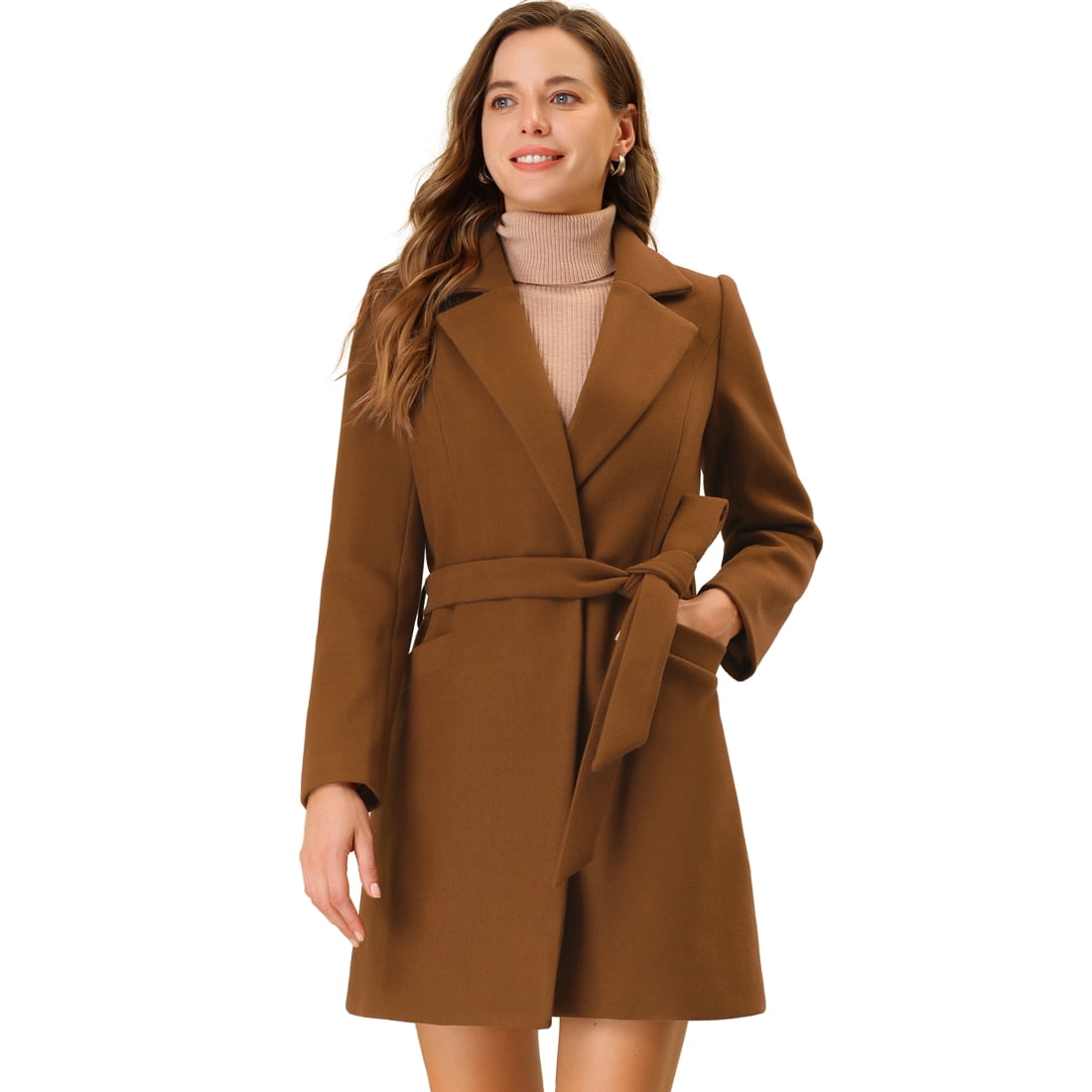 Belted winter coat discount