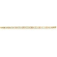 thumbnail image 4 of Floreo 10k Tri-Color Gold 3.3mm Valentino Link Chain Bracelet or Anklet, 4 of 5