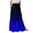 Blue, variant on vigerkar Women's Summer High Waist Gradient Maxi Skirt – Elastic Waistband with Pockets, Adjustable Tie & Floor-Length Red, XL