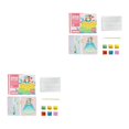 thumbnail image 3 of Bewildely Kit de manualidades de papel de tela para niños, diversión y colorido, bricolaje, juguete artístico, frenesí artístico de tela Mundo de sueños 2Conjunto, 3 of 6