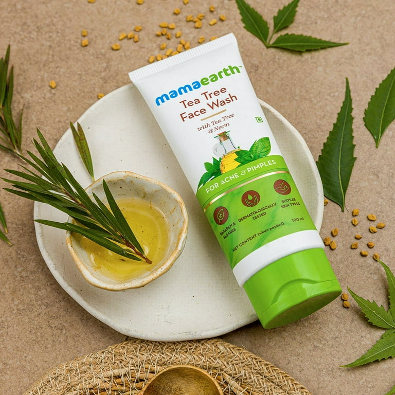 Mamaearth face wash tea tree deals