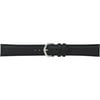 Timex Men's 20mm Padded Genuine-Leather Replacement Watch Band, Black