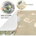 thumbnail image 4 of Japanese Cranes At Sunset Dishes Drying Mats Asian Style Dry Pad Kitchen Decor Dish Draining Mat Baby Bottle Countertops Easy Clean Dry Mat 16x18 inch, 4 of 6