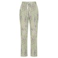 thumbnail image 3 of Mefallenssiah Mode Femmes Pantalon Décontracté Imprimé Floral Élastique Ample Jambe Large Droite, 3 of 4