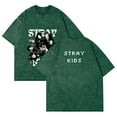thumbnail image 3 of Stray Kids Merch Cotton Vintage Wash Tee Shirt Crewneck Short Sleeved Graphic t Shirts Style6, 3 of 8