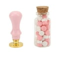 thumbnail image 1 of Wax  Kit, Sealing Wax Kit Decoration Clear Imprint Retro  For Hand Account Green,Pink, 1 of 8