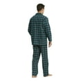 thumbnail image 5 of GLOBAL Men's Long Sleeve Flannel Pajamas Sets 100% Cotton Sleepwear Top and Bottom, Size S-3XL, 5 of 5
