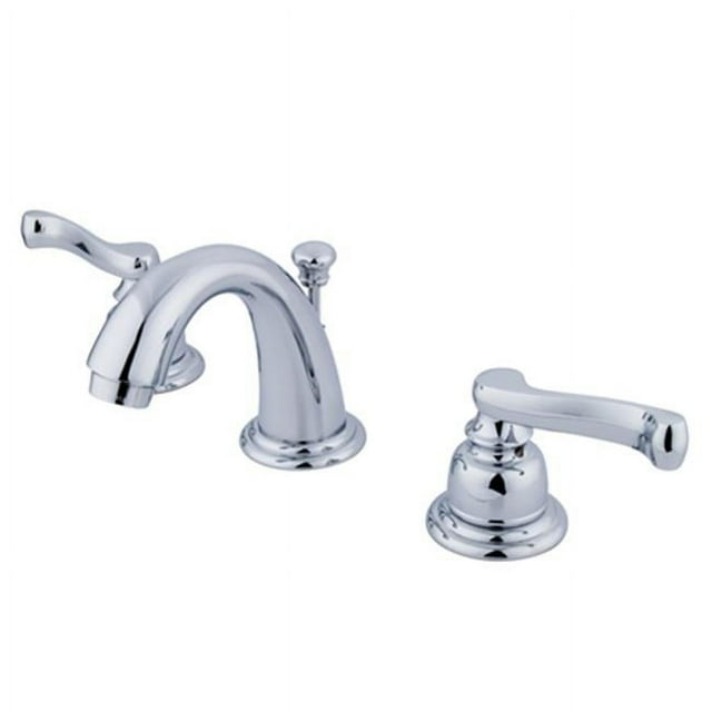 Kingston Brass KB911FL Mini Widespread Lavatory Faucet with Retail Pop-Up, Chrome