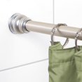 thumbnail image 2 of Barra para cortina de ducha Zenna Home NeverRust, 72 cm, metal plateado, 2 of 2