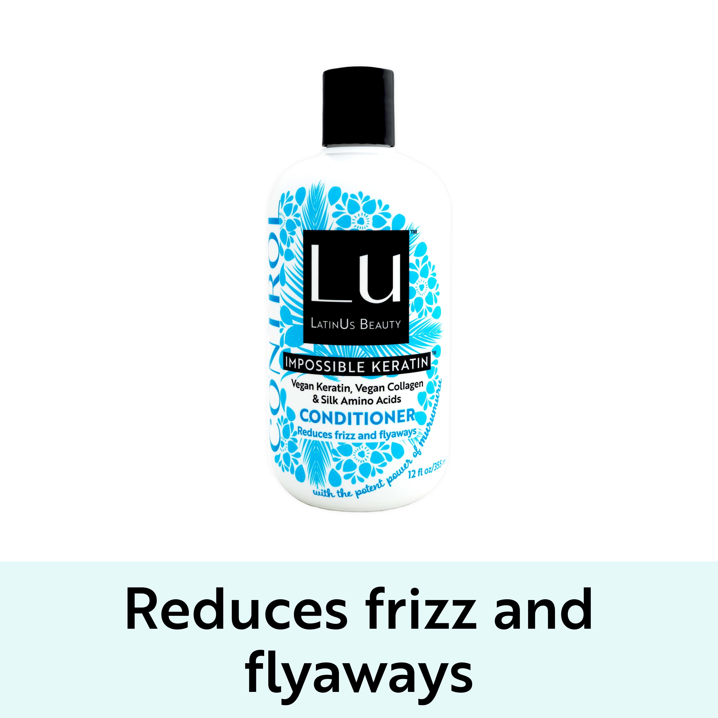 Lu by LatinUs Beauty CONTROL 2-Piece Anti-Frizz Hair Set: 12oz Shampoo & Conditioner (24 oz)