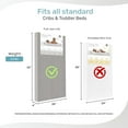 thumbnail image 5 of Dream on Me Asheville 4”Firm Fiber Crib & Toddler Mattress, Greenguard Gold Certified, Grey, 5 of 8