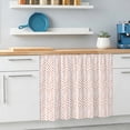 thumbnail image 6 of Burnt Orange Striped Small Sink Skirt 10"Wx11"L,Dustproof Under Sink Curtain with Self Adhesive Tape,Modern Abstract Art Geometric Cabinet Curtain Cover for Bathroom Vanity,Kitchen Storage Shelf,RV, 6 of 9